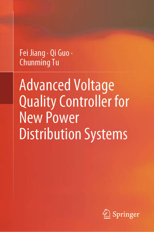 Book cover of Advanced Voltage Quality Controller for New Power Distribution Systems