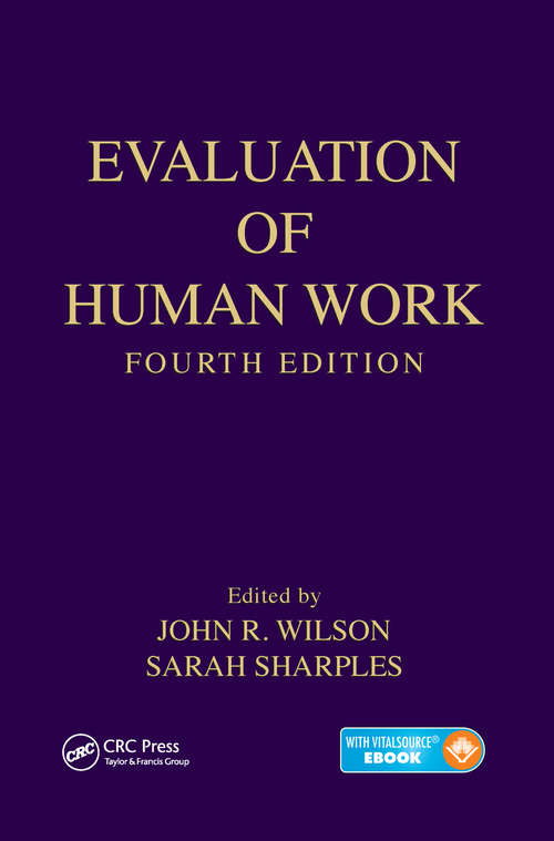 Book cover of Evaluation of Human Work