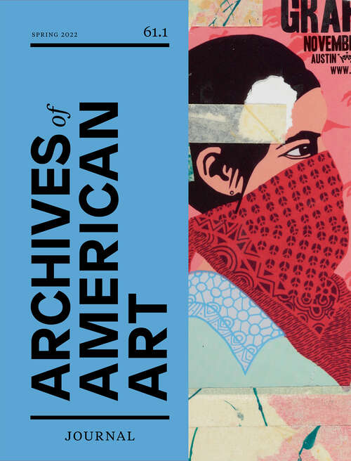 Book cover of Archives of American Art Journal, volume 61 number 1 (Spring 2022)