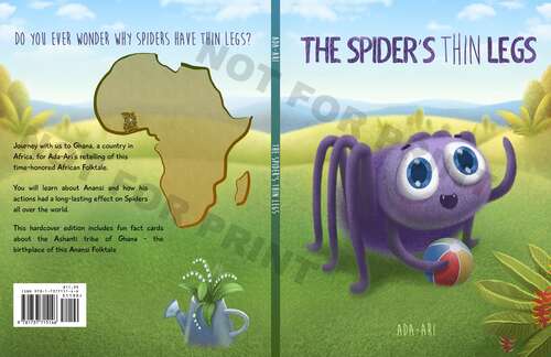 Book cover of The Spider's Thin Legs: An Anansi Story