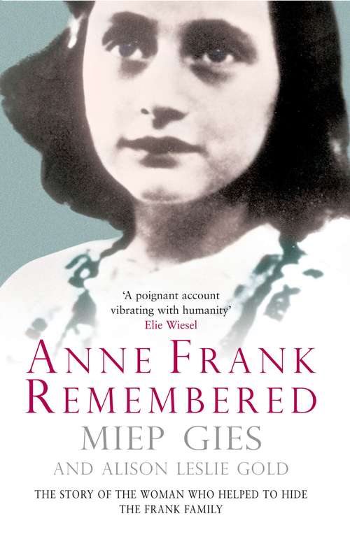 Book cover of Anne Frank Remembered