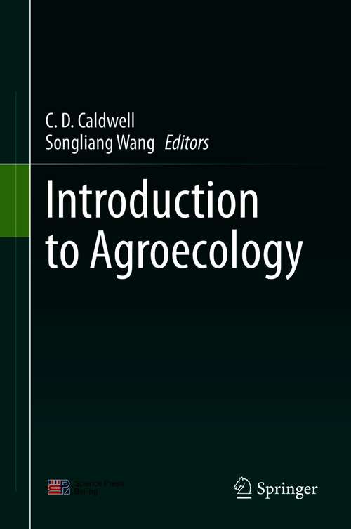 Book cover of Introduction to Agroecology (1st ed. 2020)