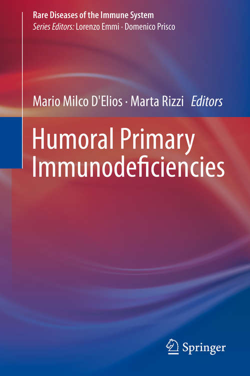 Book cover of Humoral Primary Immunodeficiencies (Rare Diseases of the Immune System)