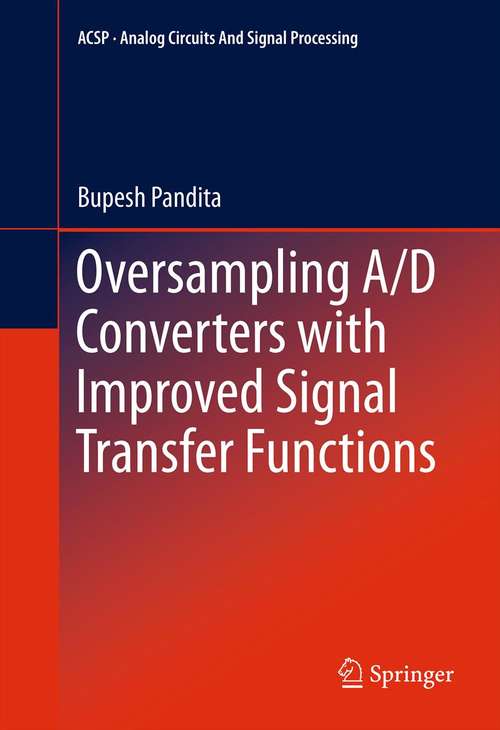 Book cover of Oversampling A/D Converters with Improved Signal Transfer Functions