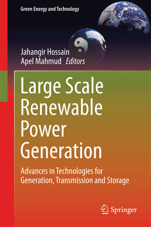 Book cover of Large Scale Renewable Power Generation