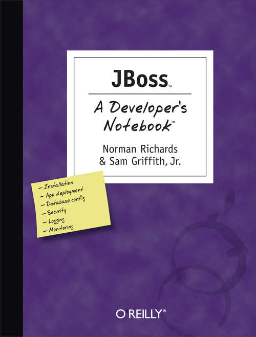 Book cover of JBoss: A Developer's Notebook