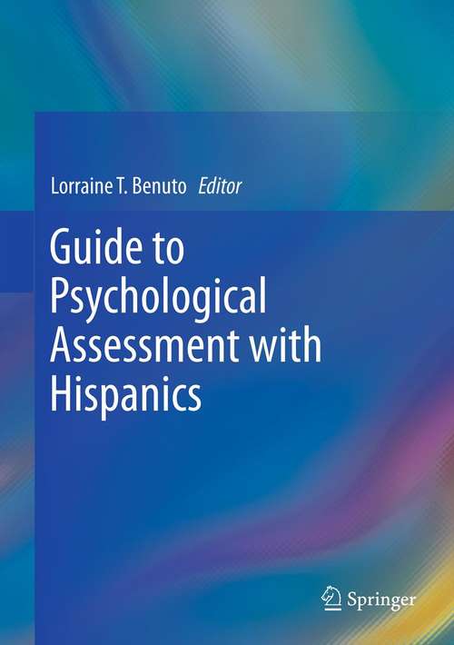 Book cover of Guide to Psychological Assessment with Hispanics