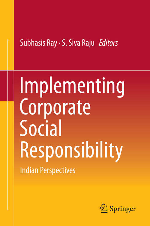 Book cover of Implementing Corporate Social Responsibility