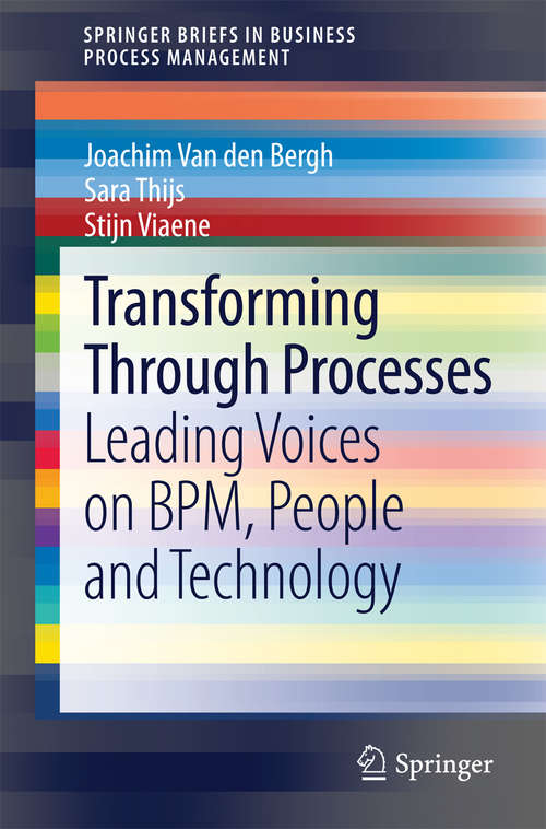 Book cover of Transforming Through Processes