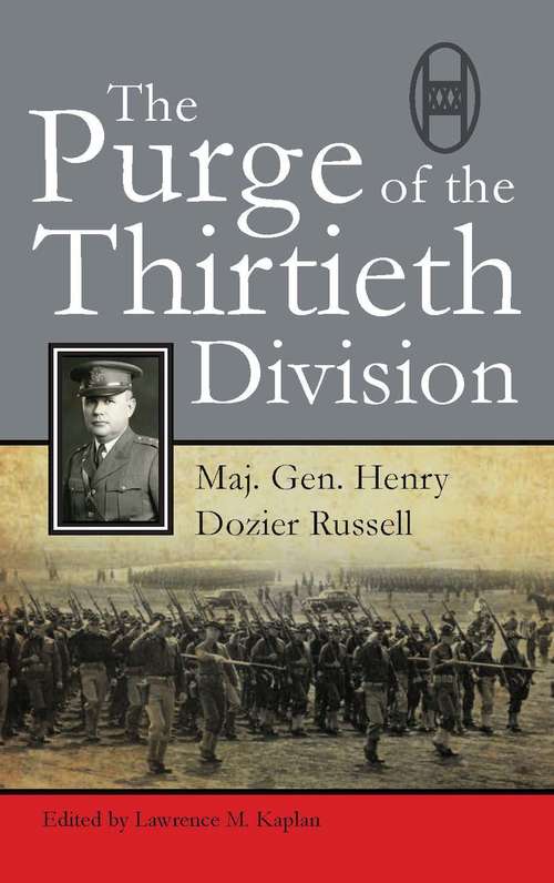 Book cover of The Purge of the Thirtieth Division
