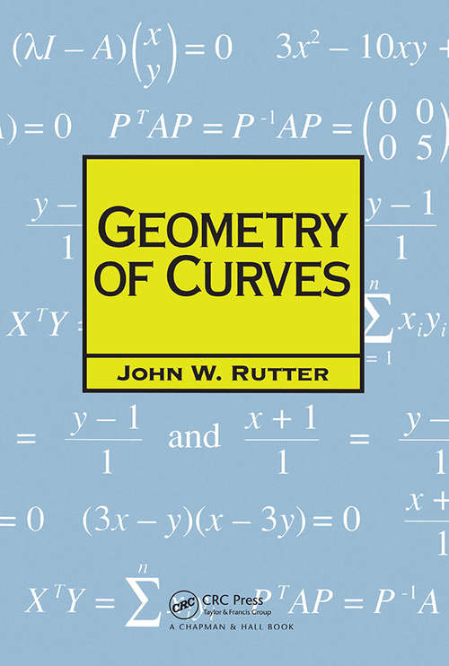 Book cover of Geometry of Curves (1) (Chapman Hall/CRC Mathematics Series)