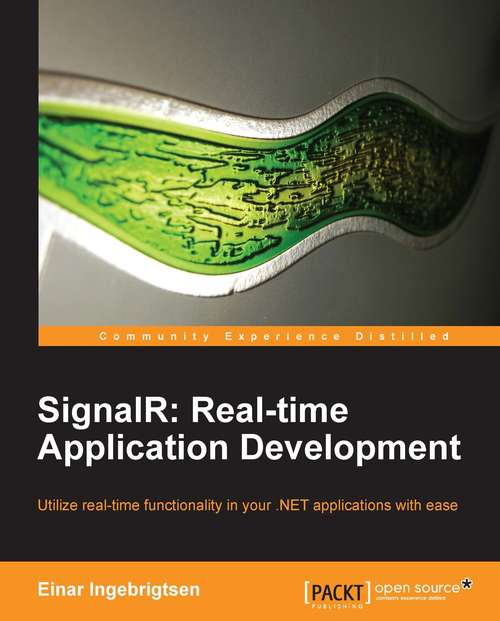 Book cover of SignalR: Real-time Application Development