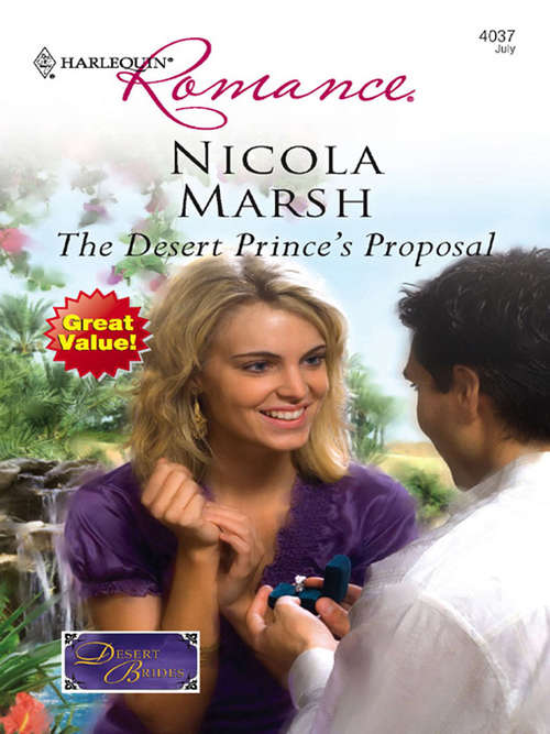 Book cover of The Desert Princes Proposal