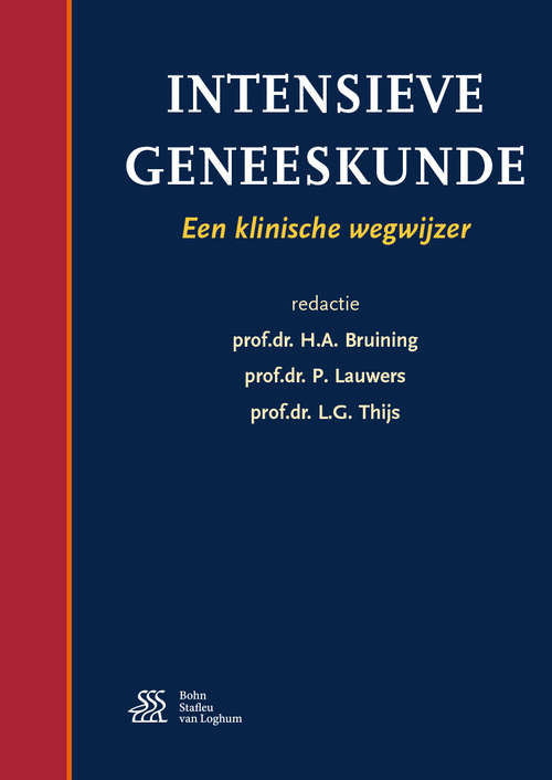 Book cover of Intensieve geneeskunde