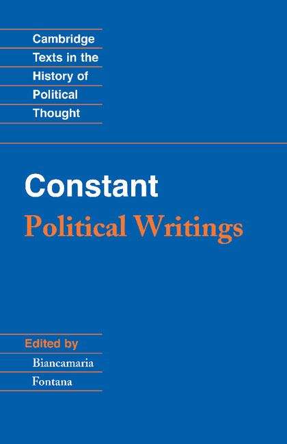 Book cover of Political Writings
