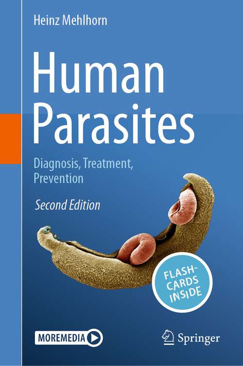 Book cover of Human Parasites: Diagnosis, Treatment, Prevention (2nd ed. 2023)