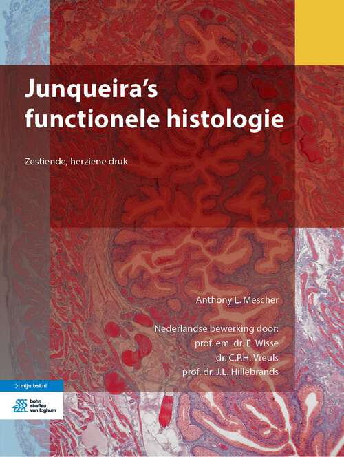 Book cover of Junqueira's functionele histologie (16th ed. 2019)