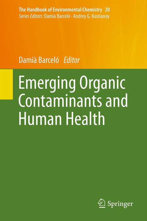 Book cover of Emerging Organic Contaminants and Human Health