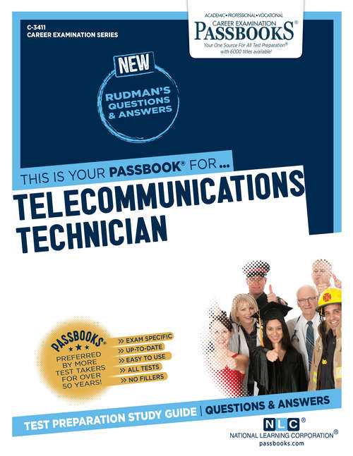 Book cover of Telecommunications Technician: Passbooks Study Guide (Career Examination Series)