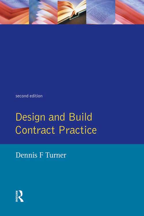 Book cover of Design and Build Contract Practice (2)