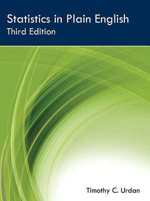 Book cover of Statistics in Plain English, Third Edition