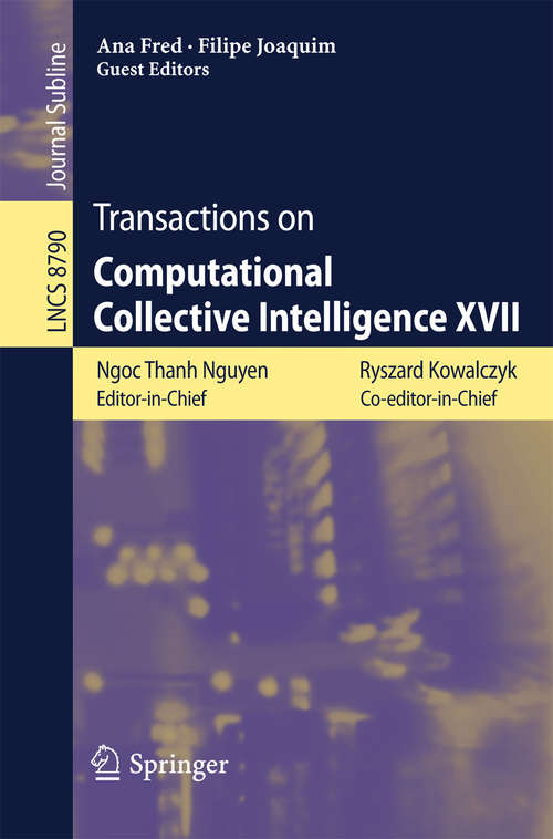 Book cover of Transactions on Computational Collective Intelligence XVII
