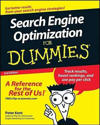 Book cover of Search Engine Optimization For Dummies