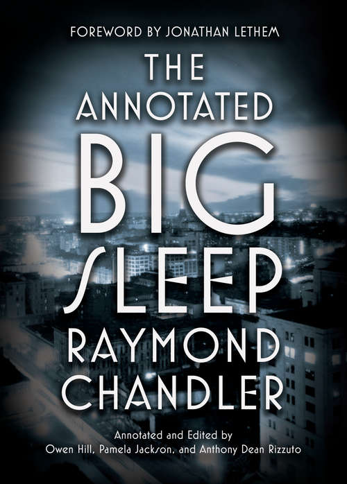 Book cover of The Annotated Big Sleep
