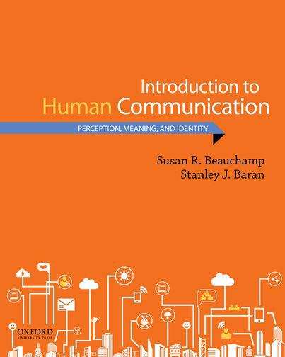 Book cover of Introduction to Human Communication: Perception, Meaning, and Identity