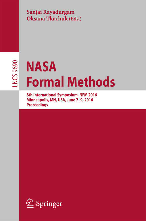 Book cover of NASA Formal Methods