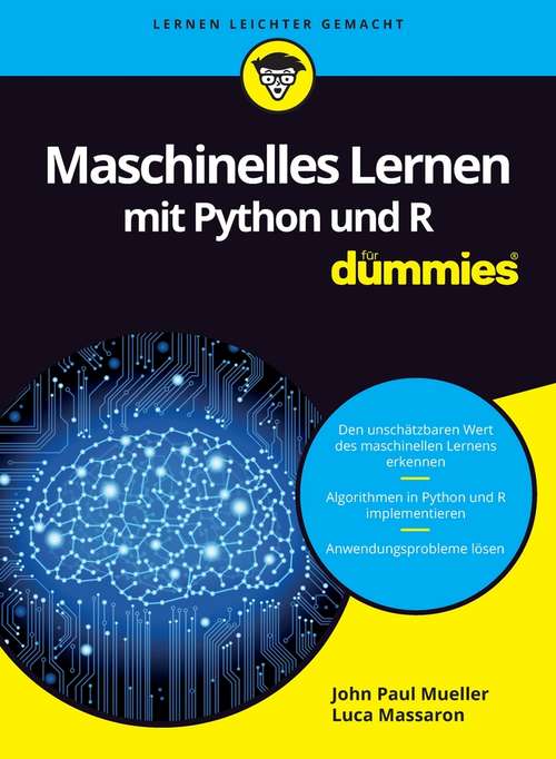 Book cover of Maschinelles Lernen mit Python und R für Dummies (Für Dummies)