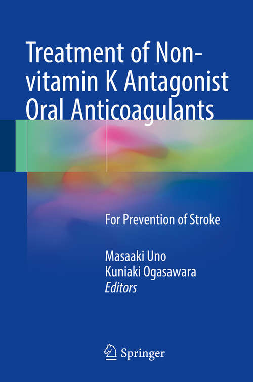 Book cover of Treatment of Non-vitamin K Antagonist Oral Anticoagulants