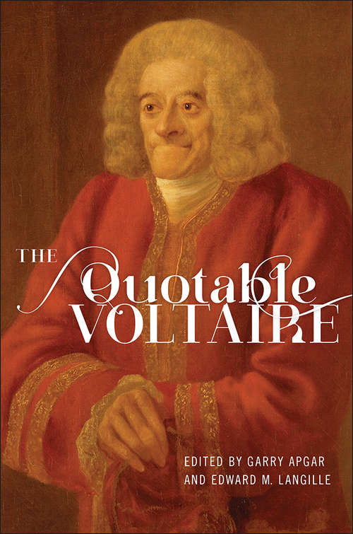 Book cover of The Quotable Voltaire