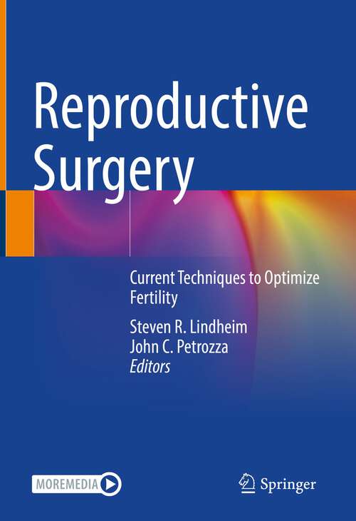 Book cover of Reproductive Surgery: Current Techniques to Optimize Fertility (1st ed. 2022)