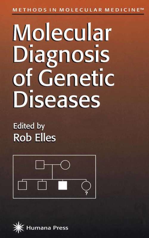 Book cover of Molecular Diagnosis of Genetic Diseases