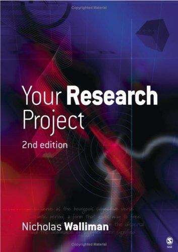 Book cover of Your Research Project: A Step-by-Step Guide for the First-Time Researcher (2nd edition)