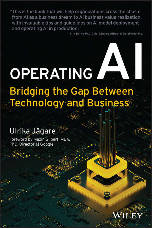 Book cover of Operating AI: Bridging the Gap Between Technology and Business