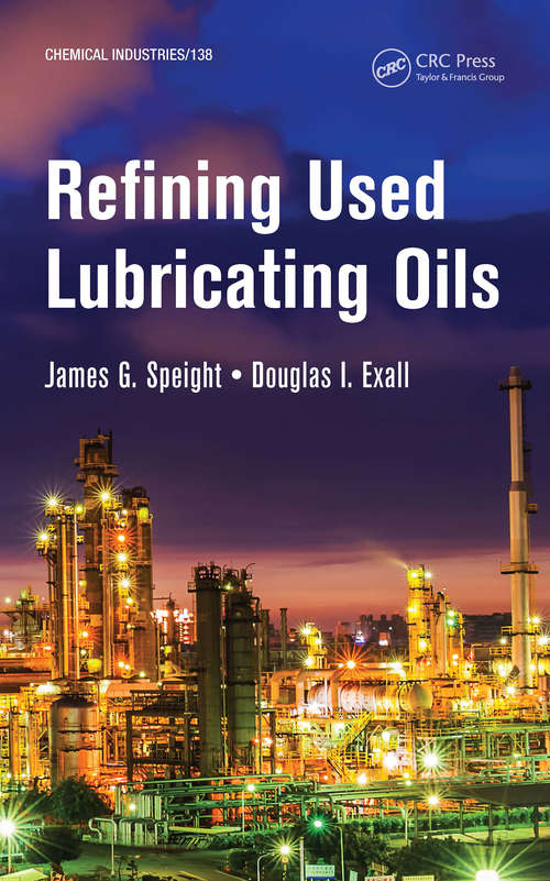 Book cover of Refining Used Lubricating Oils (ISSN)
