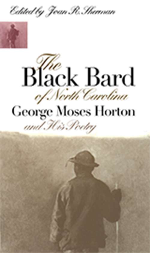 Book cover of The Black Bard of North Carolina