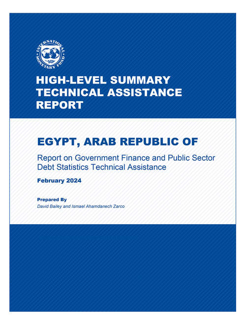 Book cover of Report on Government Finance & Public Sector Debt Statistics Technical Assistance: Egypt, Arab Republic Of (High-level Summary Technical Assistance Reports)