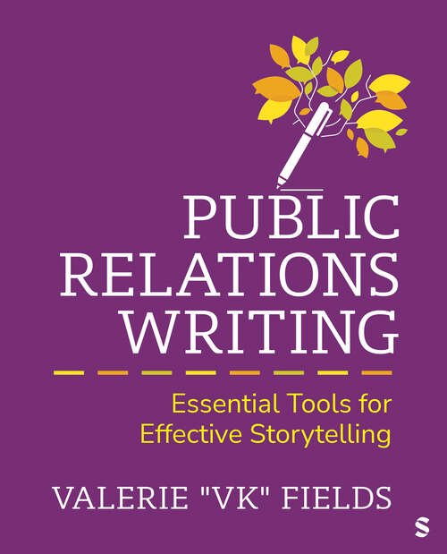 Book cover of Public Relations Writing: Essential Tools for Effective Storytelling