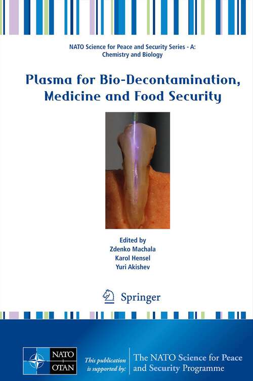 Book cover of Plasma for Bio-Decontamination, Medicine and Food Security