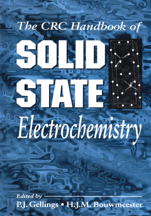 Book cover of Handbook of Solid State Electrochemistry