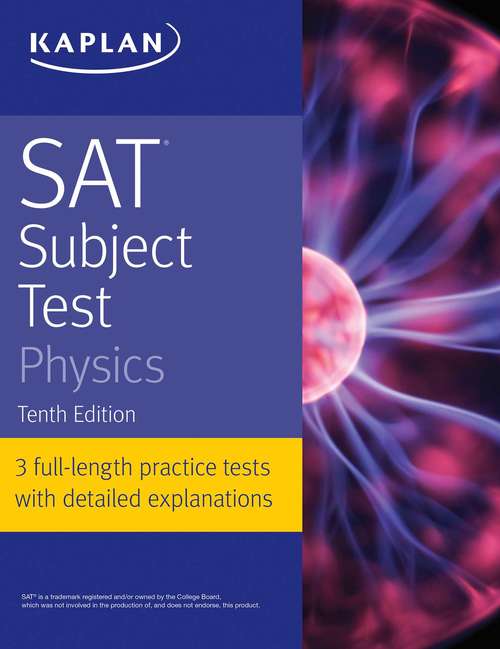 Book cover of SAT Subject Test  (Tenth Edition): Physics