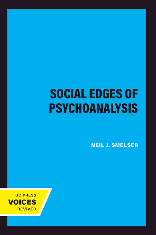 Book cover of The Social Edges of Psychoanalysis