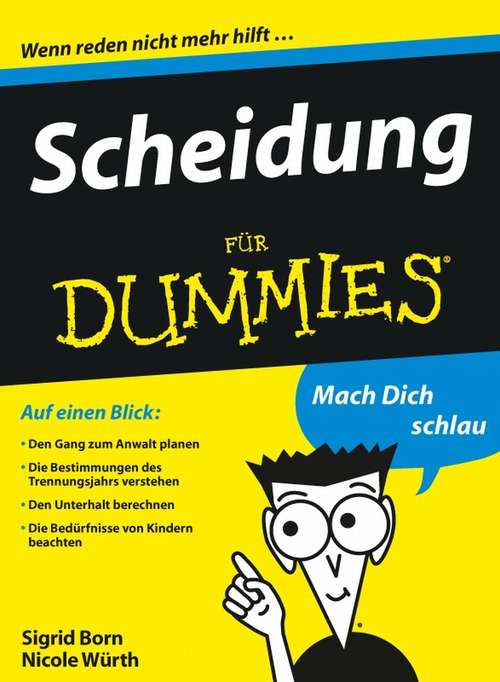 Book cover of Scheidung für Dummies (Für Dummies)
