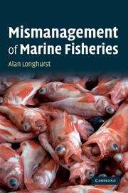 Book cover of Mismanagement of Marine Fisheries