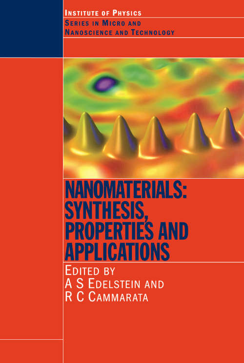 Book cover of Nanomaterials: Synthesis, Properties and Applications, Second Edition (2)