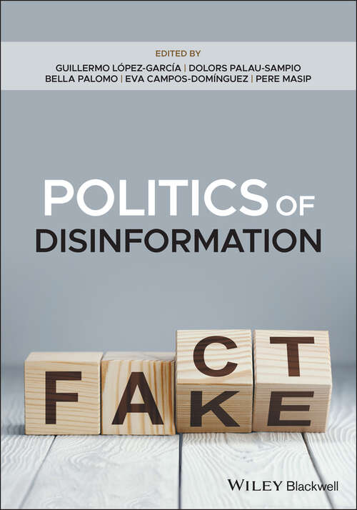 Book cover of Politics of Disinformation