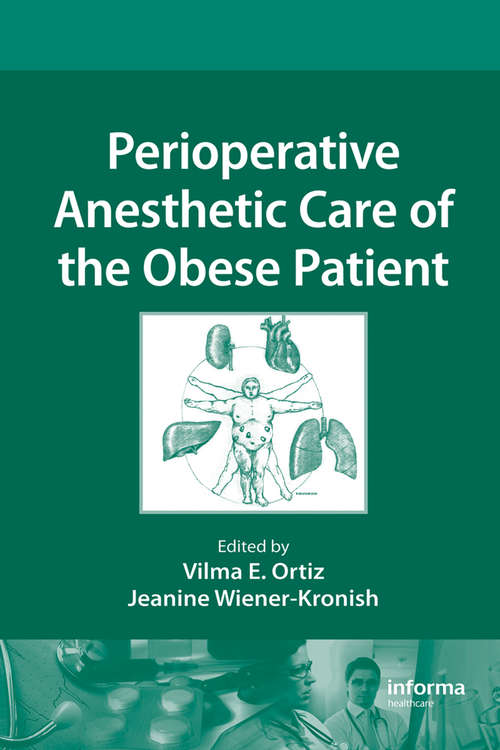 Book cover of Perioperative Anesthetic Care of the Obese Patient